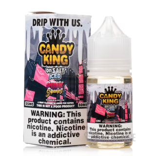 ICED Pink Squares - Candy King On Salt - 30mL