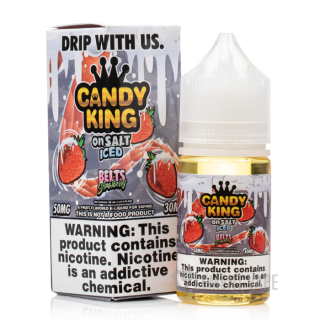 ICED Belts Strawberry - Candy King On Salt - 30mL