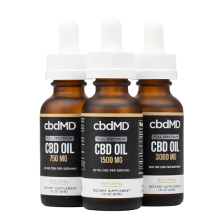 CBDMD - Full Spectrum CBD Oil Tincture - Natural
