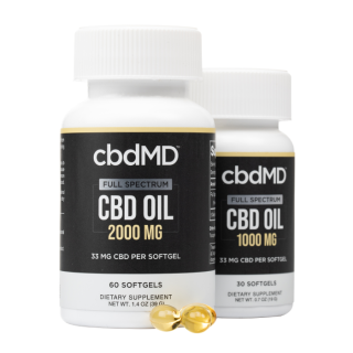 CBDMD - Full Spectrum CBD Oil Softgel Capsules