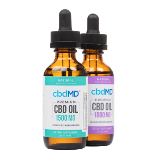 cbdMD - CBD Oil Tincture - Natural - 60mL