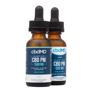 CBDMD - CBD PM Broad Spectrum Tincture - Mint