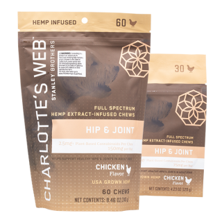 Charlotte's Web - Hip and Joint Chews for Dogs - Chicken