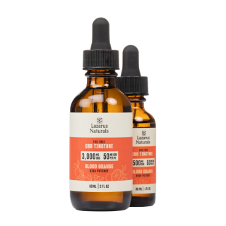 Lazarus Naturals - THC Free High Potency CBD Tincture - Blood Orange