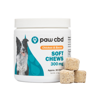 Paw CBD - Pet CBD Oil Soft Chews For Dogs - Chicken and Bacon
