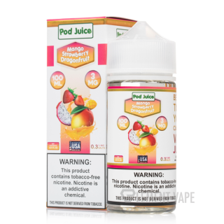Mango Strawberry Dragonfruit - Pod Juice E-Liquid - 100mL