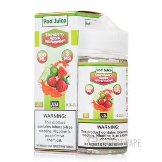 Strawberry Apple Watermelon - Pod Juice E-Liquid - 100mL