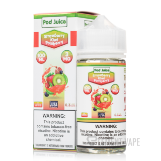 Strawberry Kiwi Pomberry - Pod Juice E-Liquid - 100mL
