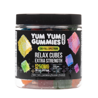 Yum Yum Gummies - Full Spectrum CBD Relax Cubes