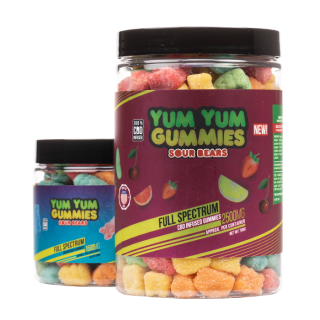 Yum Yum Gummies - Full Spectrum CBD SOUR Bears
