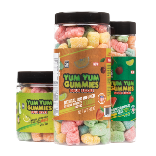 Yum Yum Gummies - CBD Infused SOUR Bears