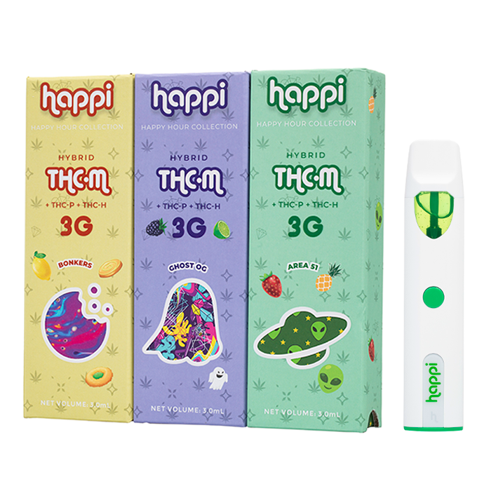 Happi THC-M Disposable 3G $19.99